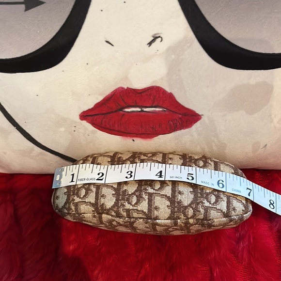 Rare Vtg Christian Dior 80’s Brown Trotter Monogram Small Clutch Bag - Picture 11 of 15